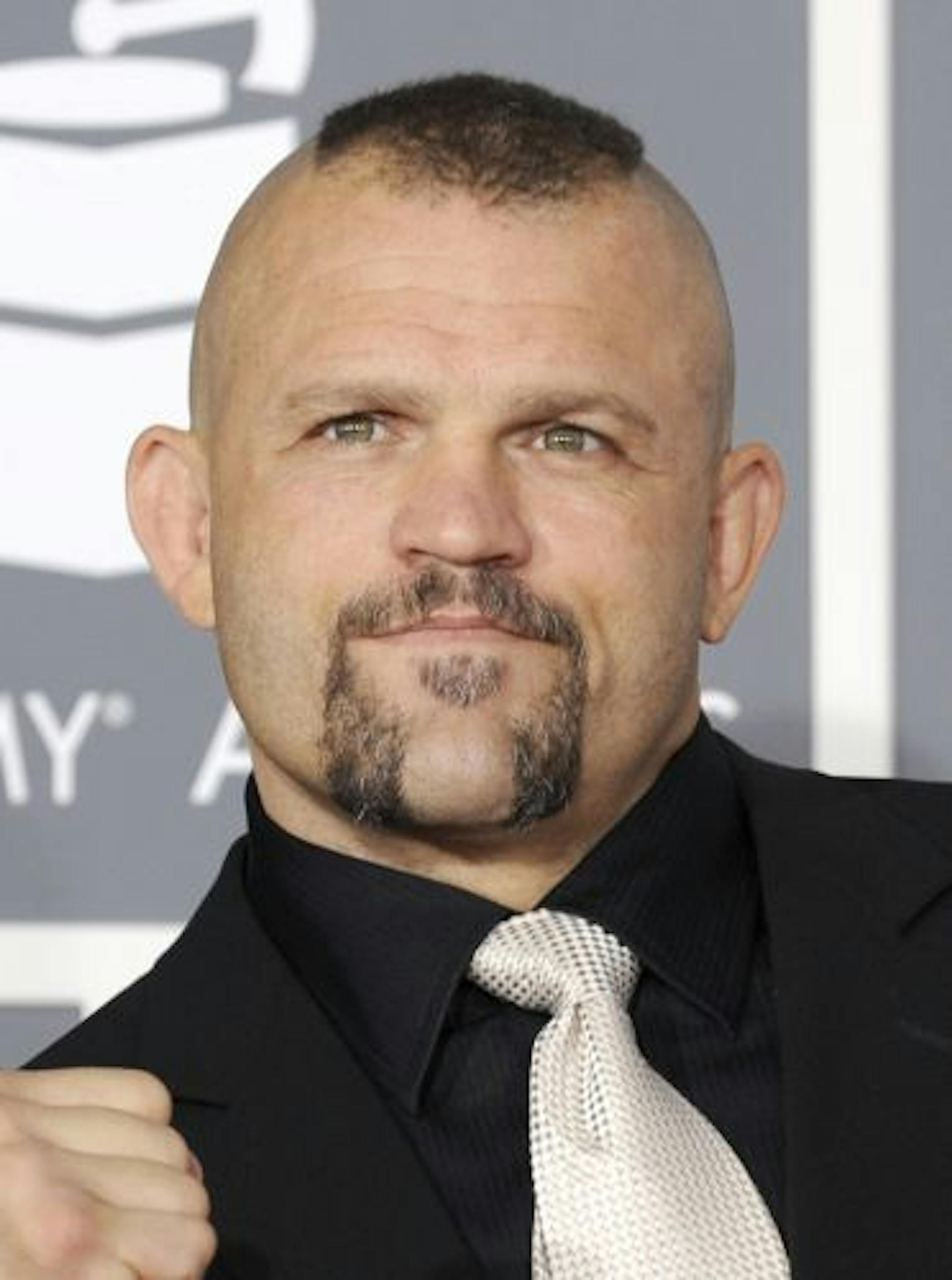 FILE - In this Feb. 8, 2009 file photo, mixed martial artist Chuck Liddell arrives at the 51st Annual Grammy Awards in Los Angeles. Liddell will join the cast of the ninth season of reality dance competition, "Dancing With The Stars," premiering Sept. 21, 2009, on ABC.