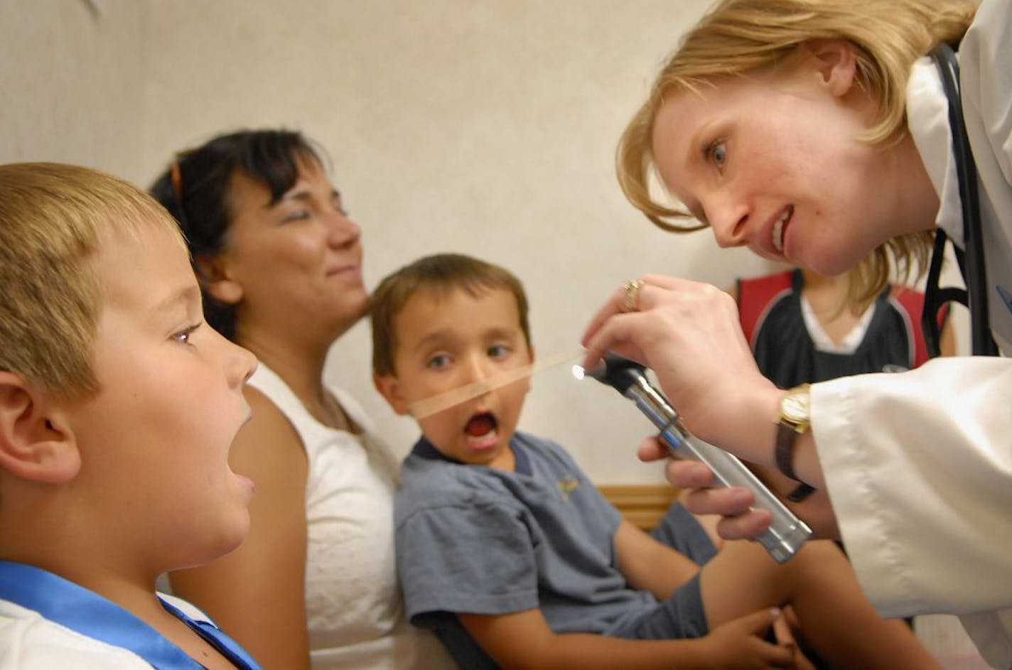 Two brothers got care at a MinuteClinic in Eagan.