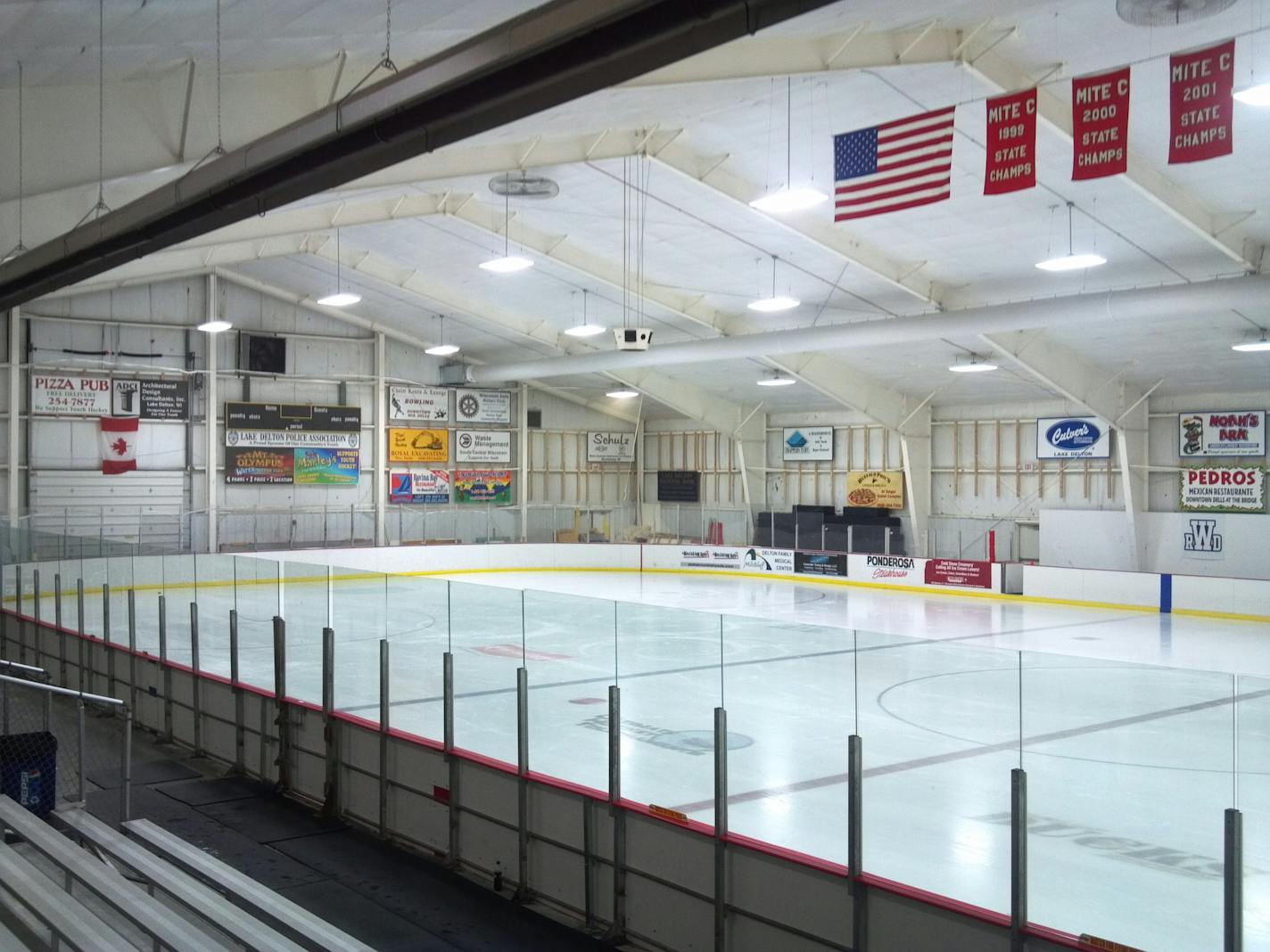 Poppy Waterman Ice Arena in Lake Delton,Wis.