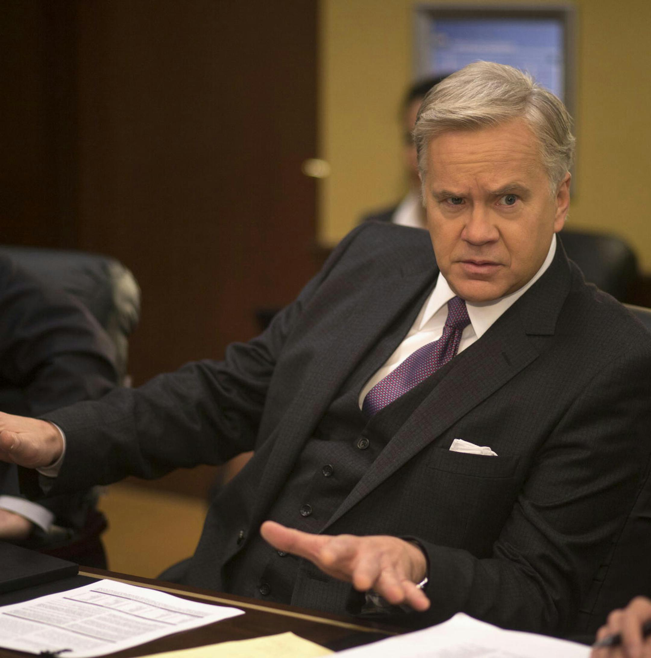THE BRINK: Tim Robbins. photo: Merie W. Wallace