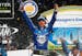 Kevin Harvick celebrated his seventh victory of the NASCAR Cup season, winning Sunday at Michigan International Speedway in Brooklyn, Mich.