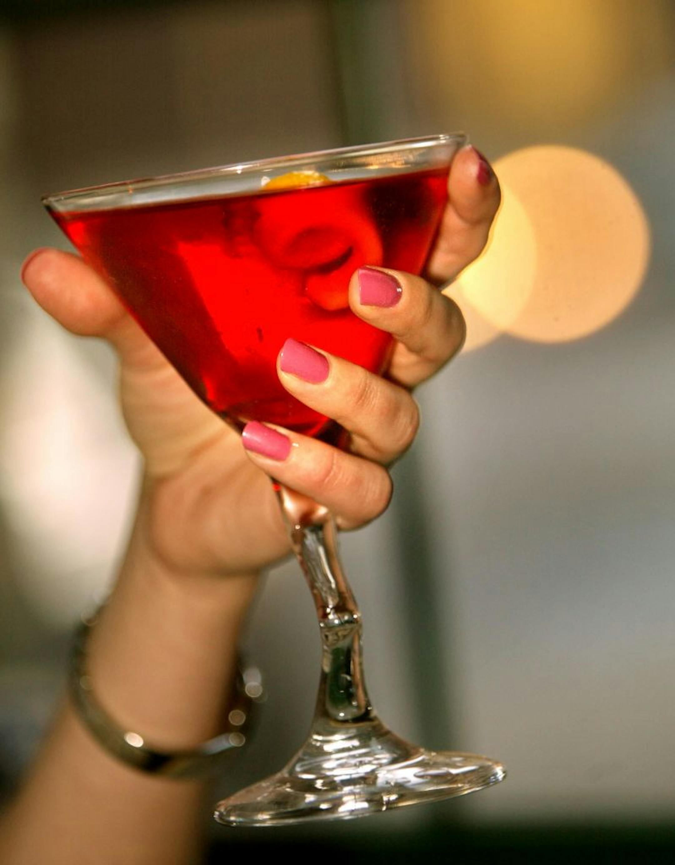 Martinis at Mell's Beauty Bar