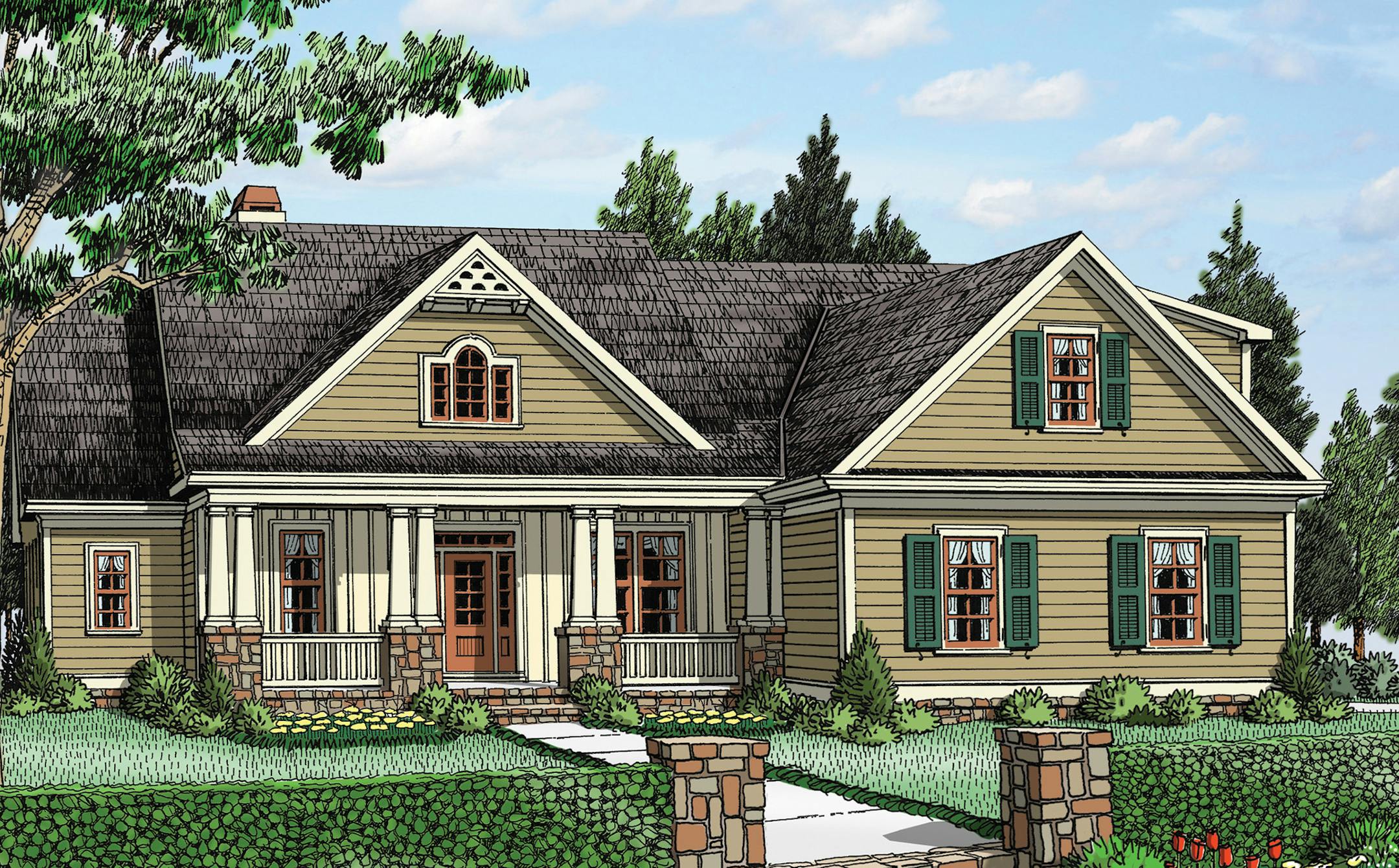 home plan for 1/31/16: Country cottage meets modern living