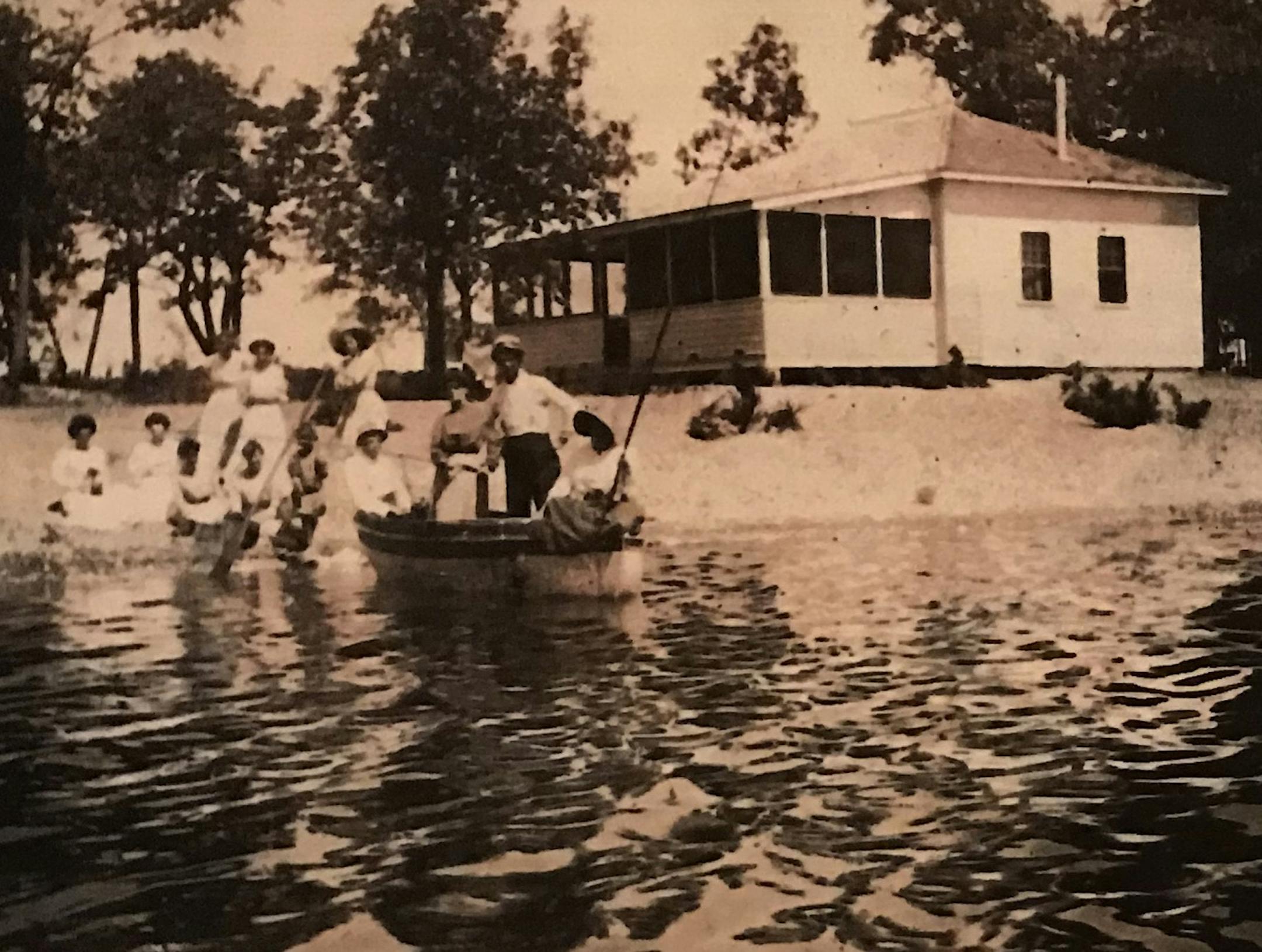 A photo taken of the family place in 1903.