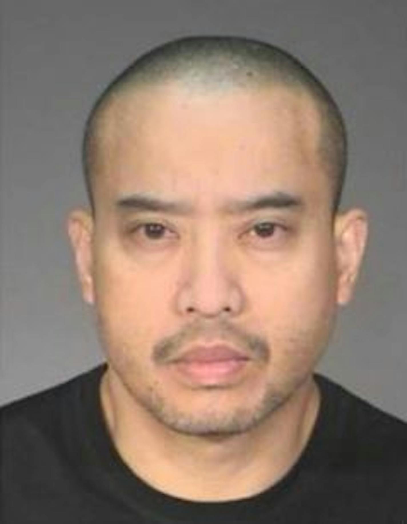 Mendota Heights police say Lucifer Vincent Nguyen, age 44, is wanted in connection with Saturday's homicide. He is 5-5, 150 pounds and last seen wearing a black T-shirt.