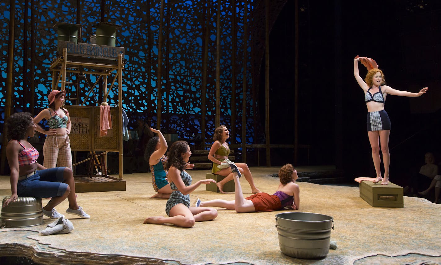 Erin Mackey (right) in "South Pacific" at the Guthrie Theater.