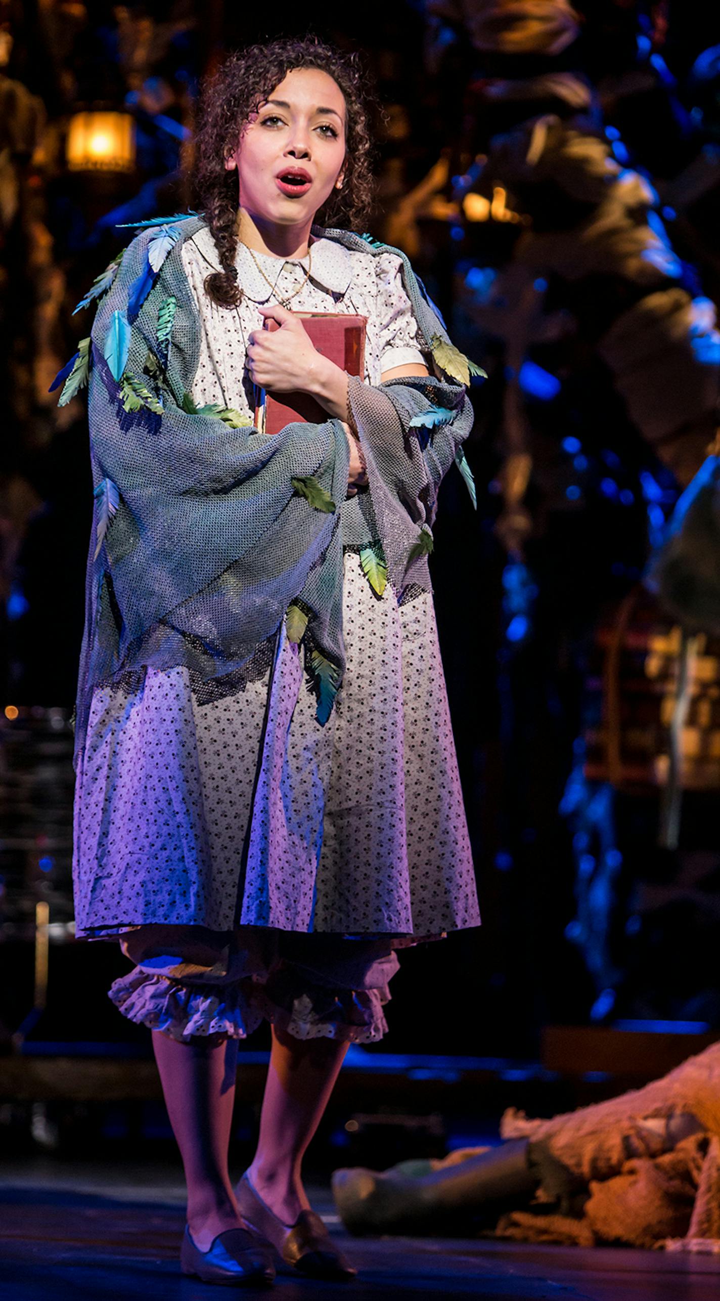 Alanna Saunders as Wendy in "Peter Pan."