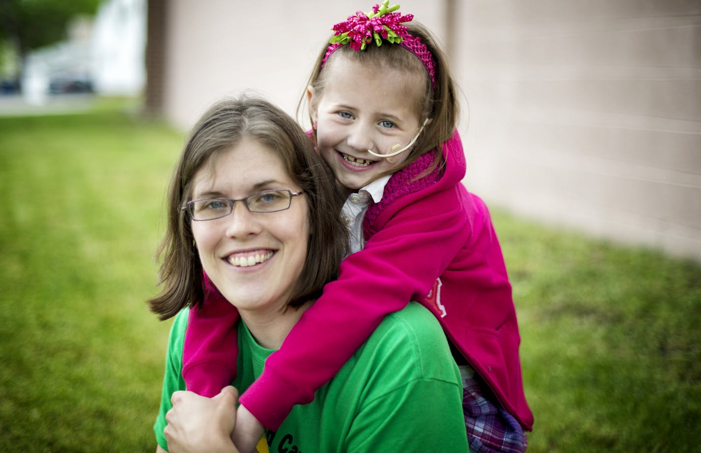 Jocelyn, 6, with her mom Kayla. Jocelyn has a nasogastric tube, used for feeding and administering medication. Chemotherapy sometimes makes it difficult for Jocelyn to eat. The Minnesota Supreme Court last week ruled that a family of a six-year-old with terminal cancer may sue the doctor who failed to issue a timely diagnosis in a ruling that transforms medical malpractice law in the state. As Jocelyn Dickhoff fights for survival, her mother said the ruling is a step in the right direction. Frid