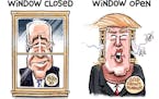 Sack cartoon: Presidential race