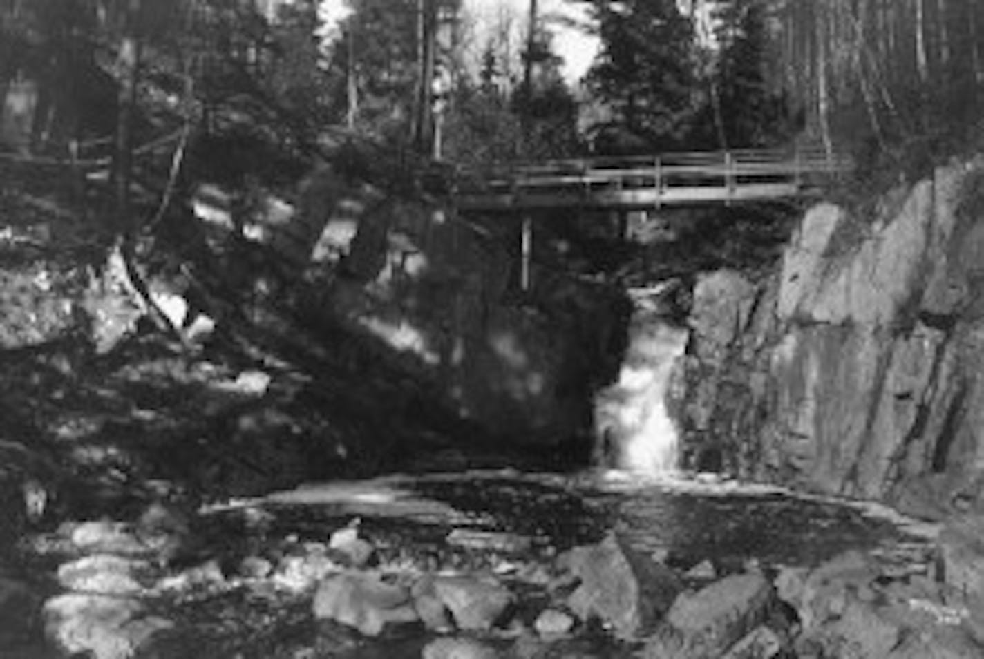 A portion of Chester Creek in Duluth.