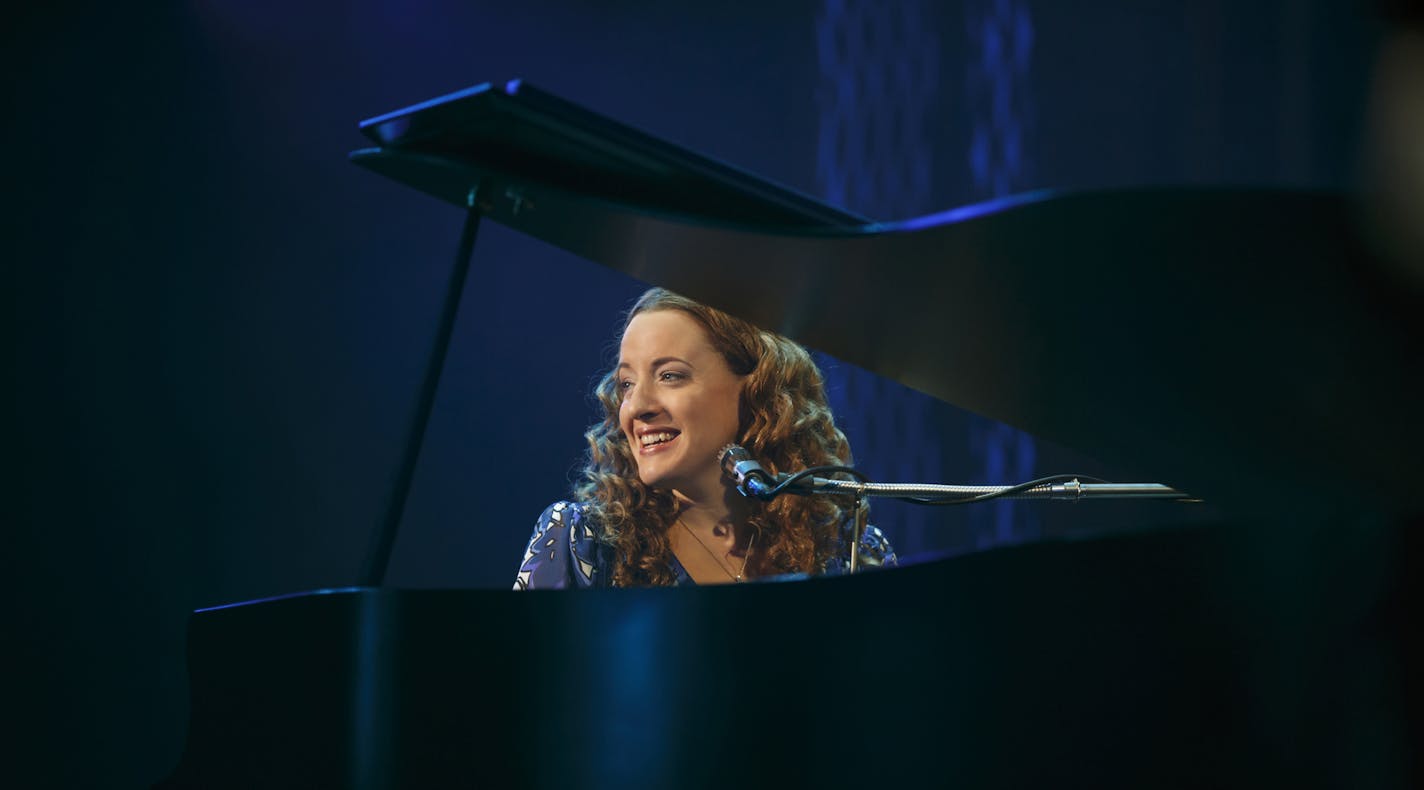 Abby Mueller as Carole King in "Beautiful."