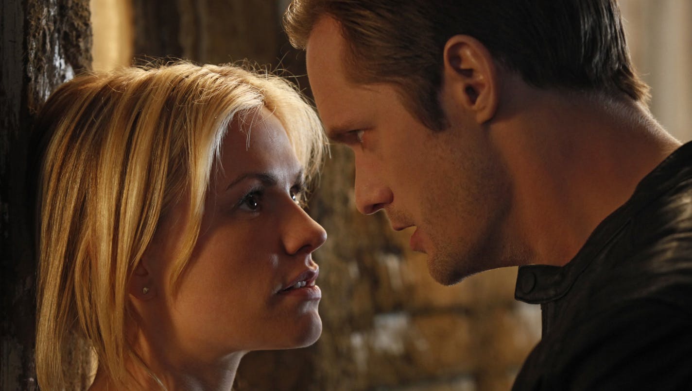 Anna Paquin and Alexander Skarsgard in "True Blood."