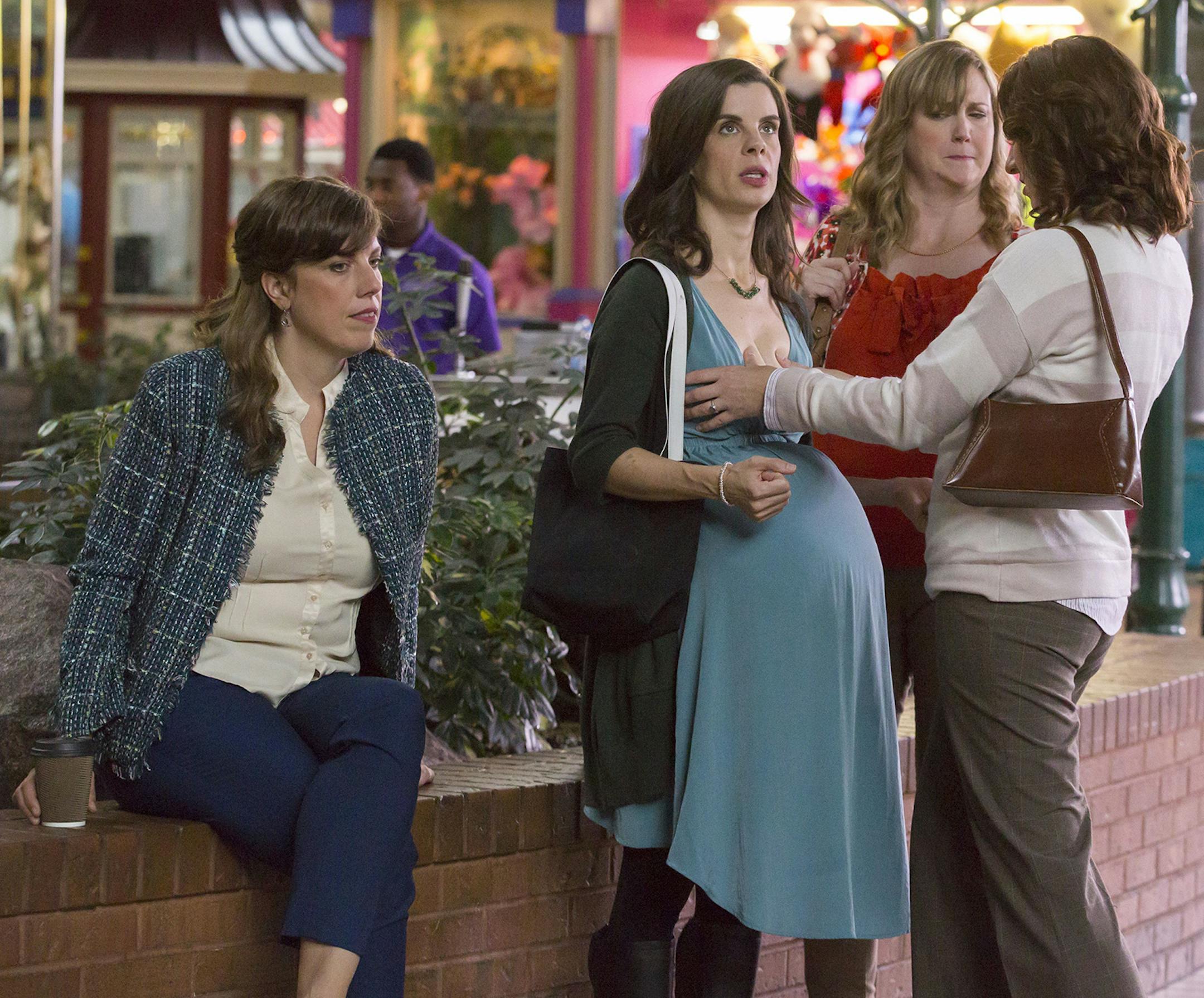 Carolyn Taylor, Meredith MacNeill, Jennifer Whalen, Aurora Browne in "Baroness von Sketch Show" on IFC.
credit: Erin Simkin, IFC