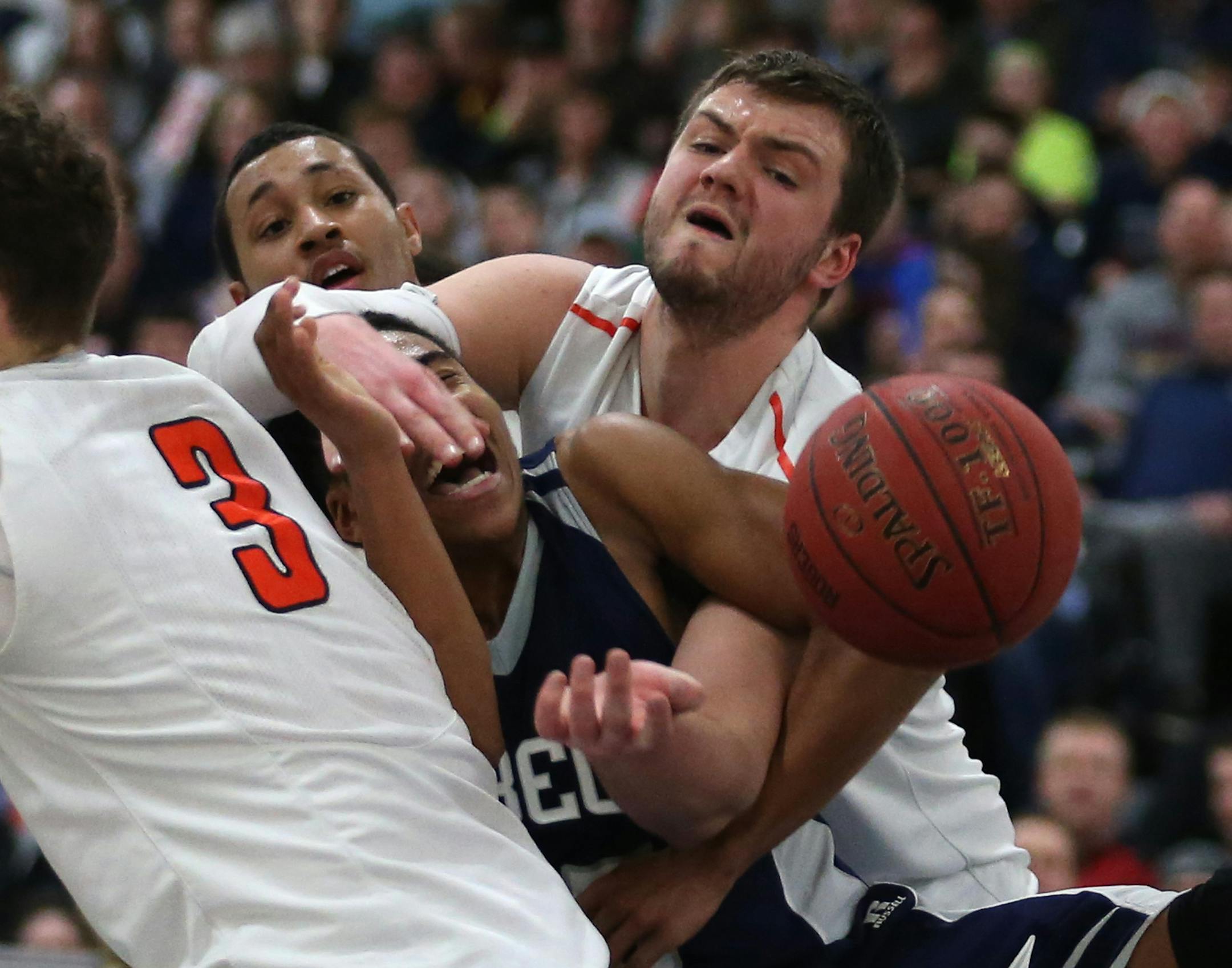 Osseo center Ian Theisen missed most of the season because of a stress fracture in his left foot — which, oddly, worked out well. Injuries to Theisen and Matt Miedtke gave other players more experience, and Theisen's return for the playoffs helped Osseo reach the Class 4A tournament.