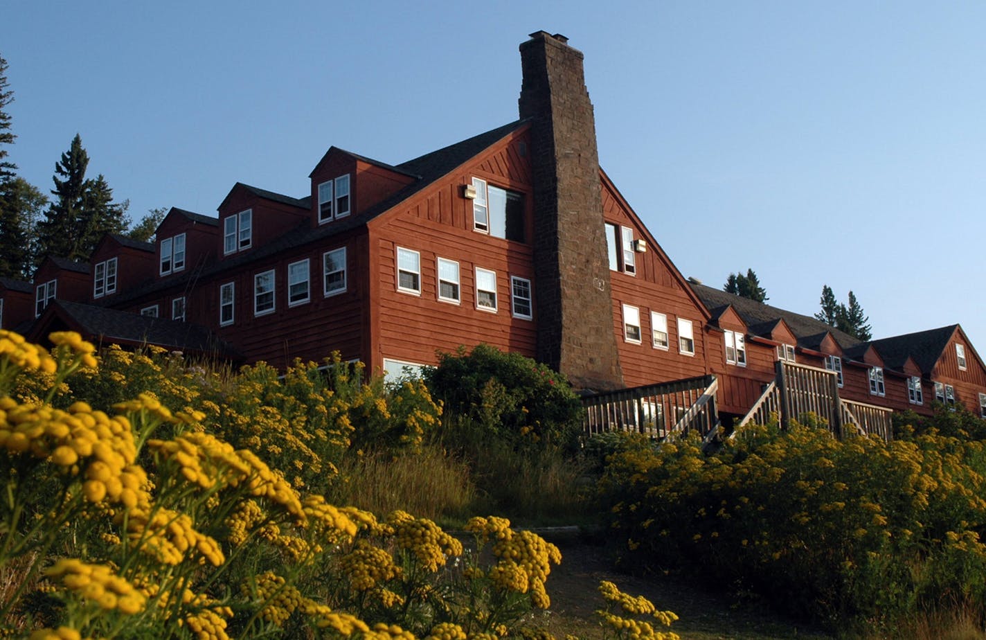 JIM BUCHTA jim.buchta@startribune.com Lutsen, Minn. IN THIS PHOTO: ] The Lutsen Lodge and Resort celebrates it 125th birthday this year. The resort's first buildings burned.