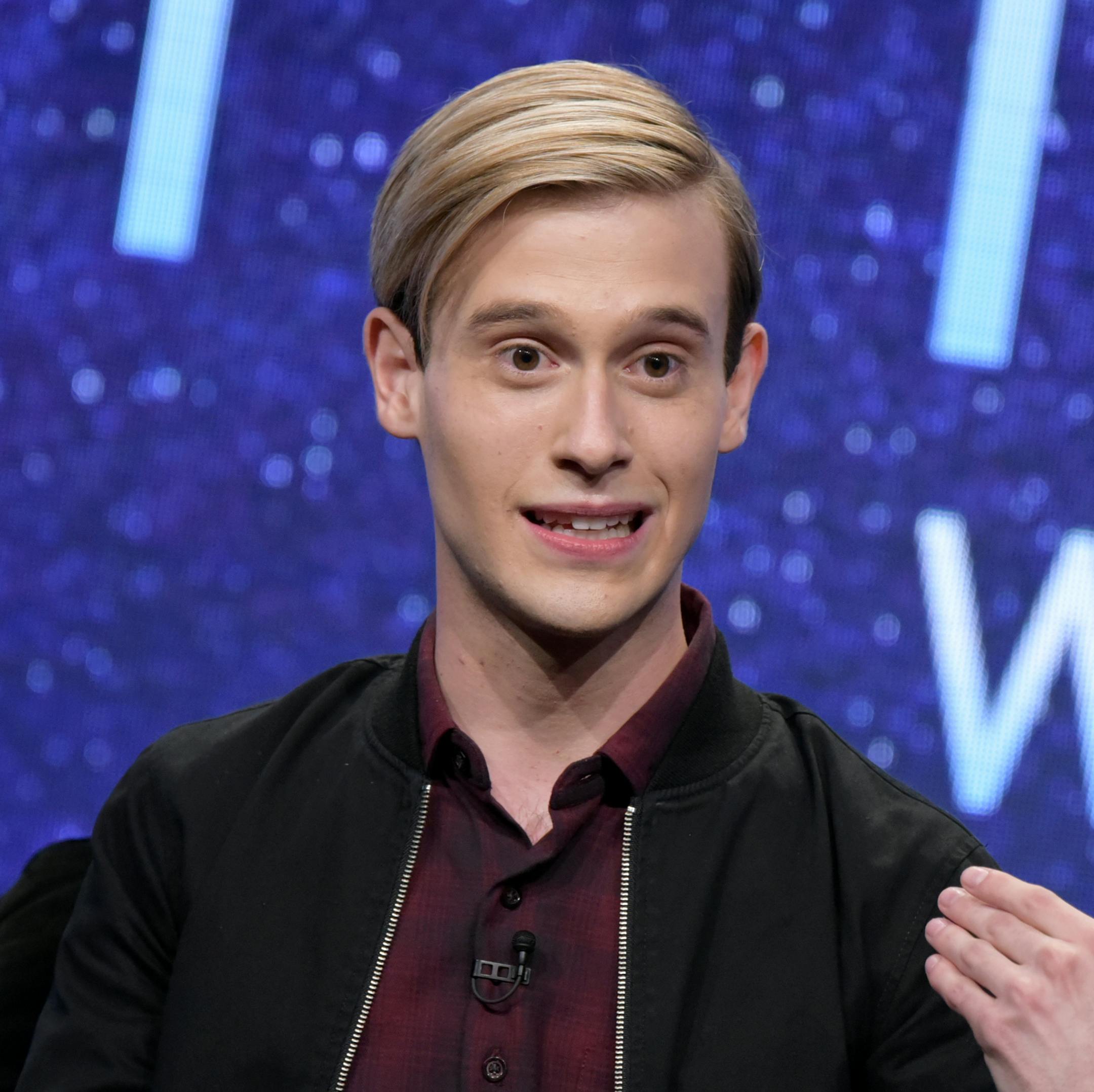 Tyler Henry participates in the E! network's "Hollywood Medium with Tyler Henry" panel during the NBCUniversal Television Critics Association summer press tour on Wednesday, Aug. 3, 2016, in Beverly Hills, Calif. (Photo by Richard Shotwell/Invision/AP)