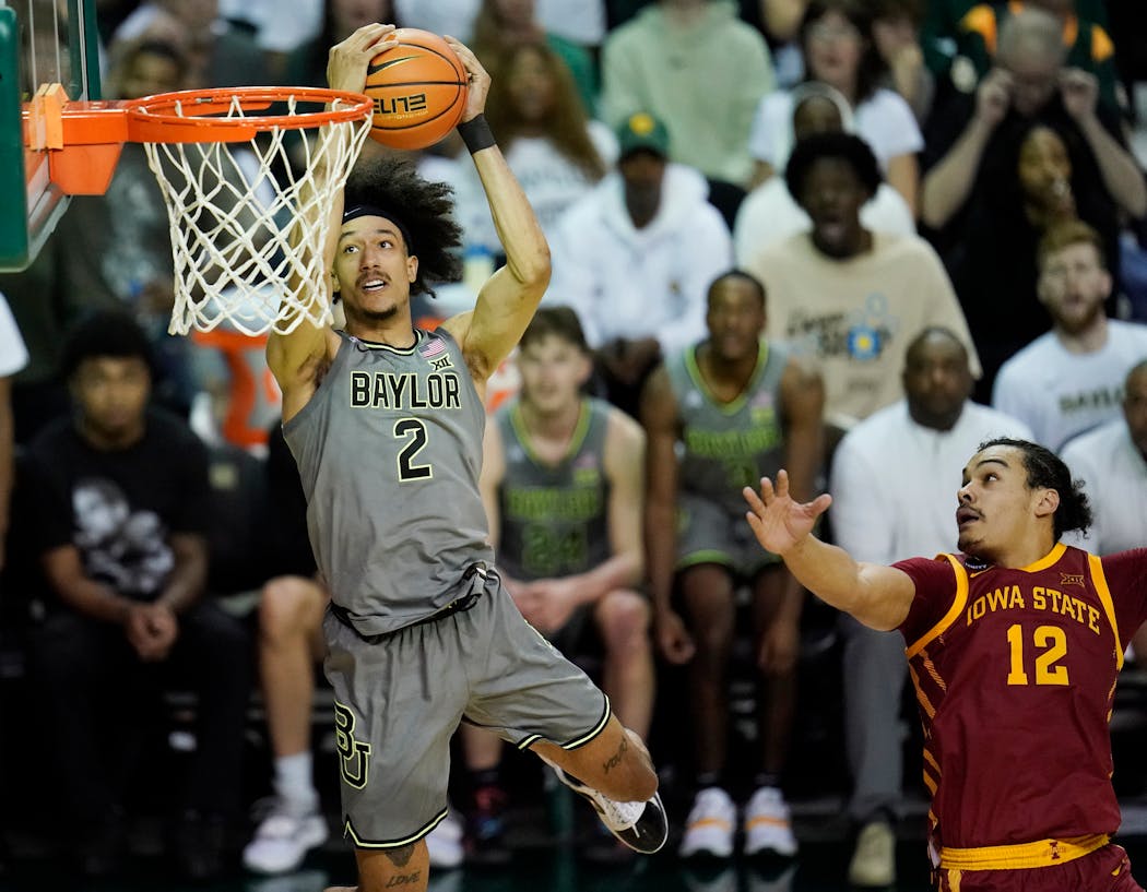 Baylor guard Kendall Brown of Cottage Grove figures to be selected in the first round after shooting 58% from the field and 34% from three.