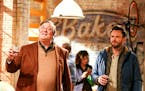 Michael Yarish/CBS Stephen Fry, left, and Joel McHale in "The Great Indoors."