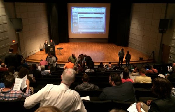 A meeting by Minnesota state health officials for people to begin gearing up for medical marijuana drew a large crowd.