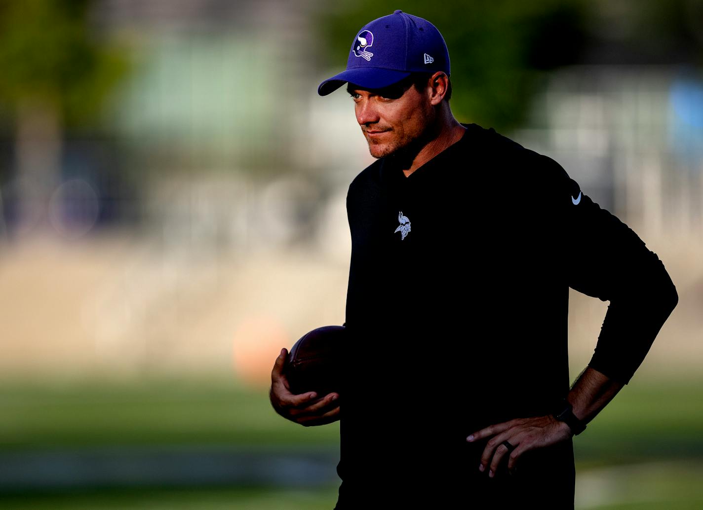 Minnesota Vikings head coach Kevin O'Connell during practice Thursday, August 3, 2023, at TCO Stadium in Eagan, Minn. ] CARLOS GONZALEZ • carlos.gonzalez@startribune.com