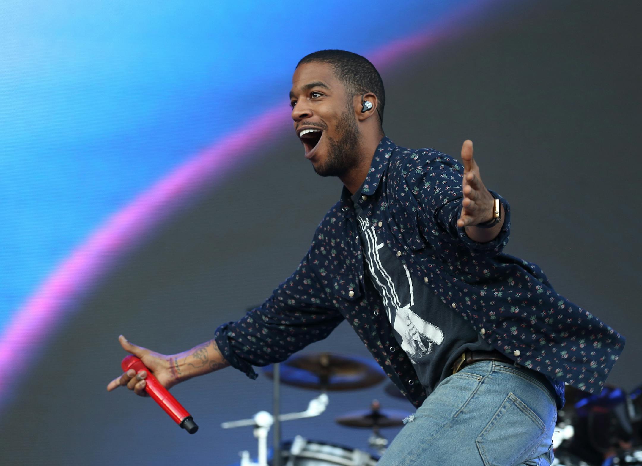 Kid Cudi performs at the Lollapalooza Music Festival in Grant Park on Saturday, Aug. 1, 2015, in Chicago. (Photo by Steve C. Mitchell/Invision/AP)