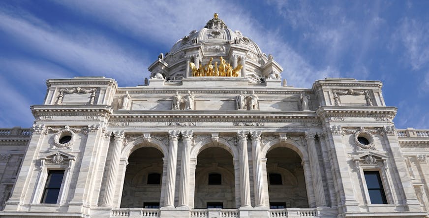 The Minnesota State Capitol building in St. Paul
