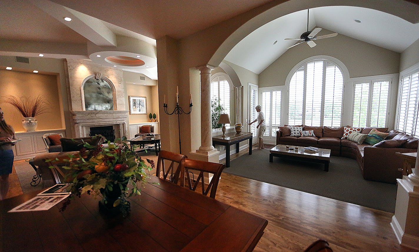 Among the homes for sale at the Bearpath gated community is a $1.9 million, one story, 8,228 square foot home built in 1999. ] JIM GEHRZ &#xef; james.gehrz@startribune.com / Minneapolis, MN / June 24, 2015 / 2:30 PM &#xf1; BACKGROUND INFORMATION: Just over two decades ago, the first gated community opened in Eden Prairie called Bearpath, with experts predicting that the exclusive mansions walled off with a gate and a guardhouse would signal the start of similar communities across Minnesota. But,