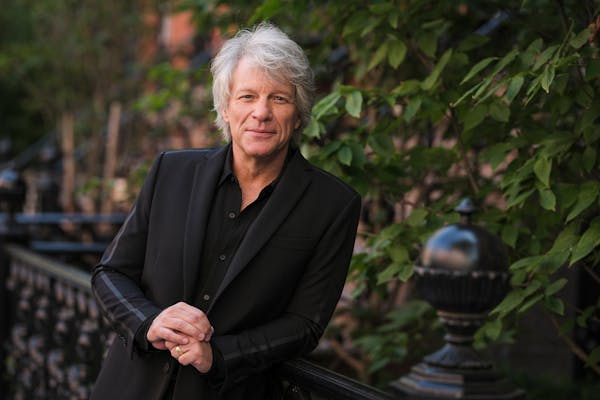 FILE - Jon Bon Jovi poses for a portrait in New York on Sept. 23, 2020 to promote his new album "2020".  Hulu is streaming a four-part docuseries "Tha