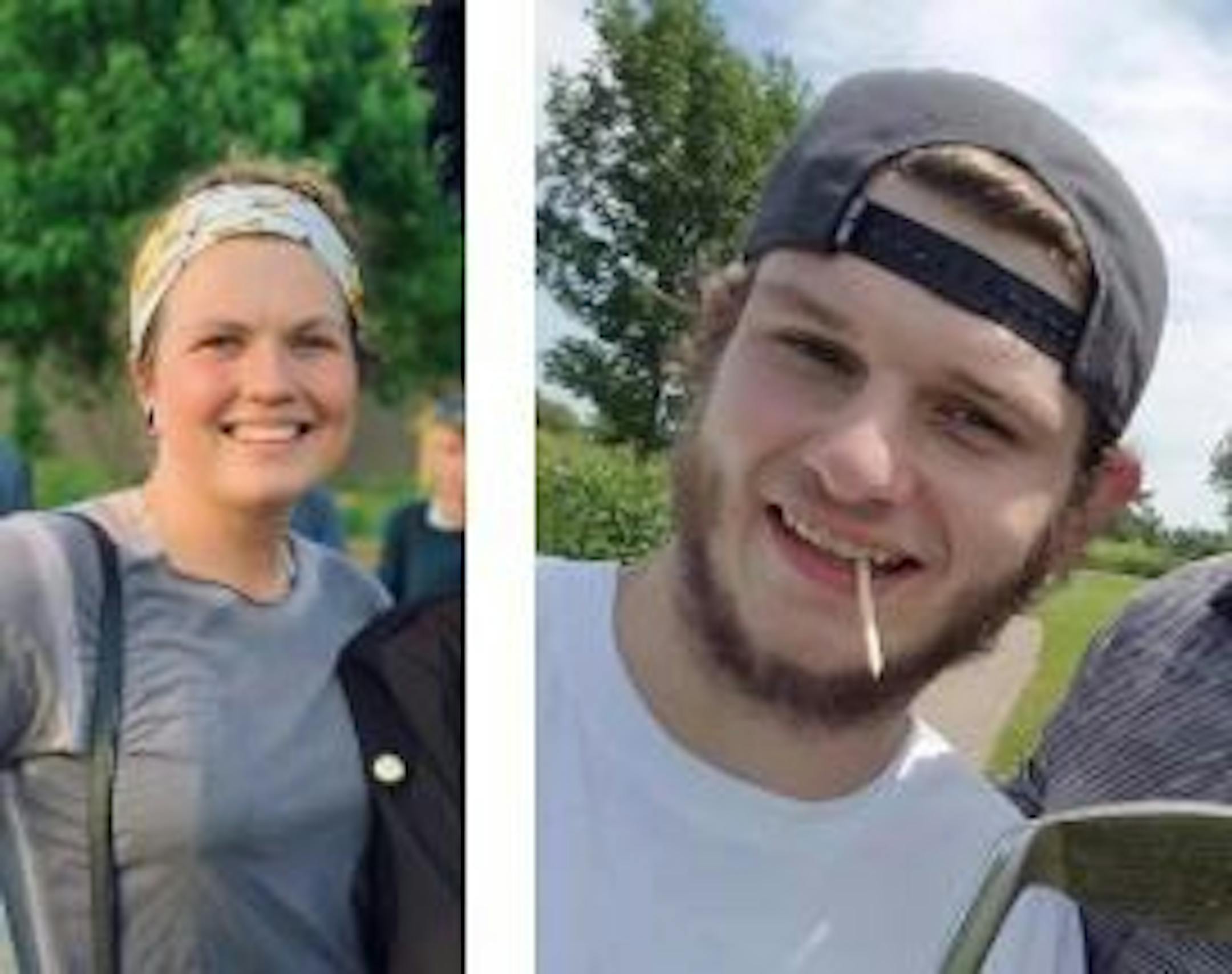 Melissa S. Capaul, 24, of Eden Prairie, and Levi M. Roth, 22, of Chaska. Credit: Eden Prairie and Chaska police