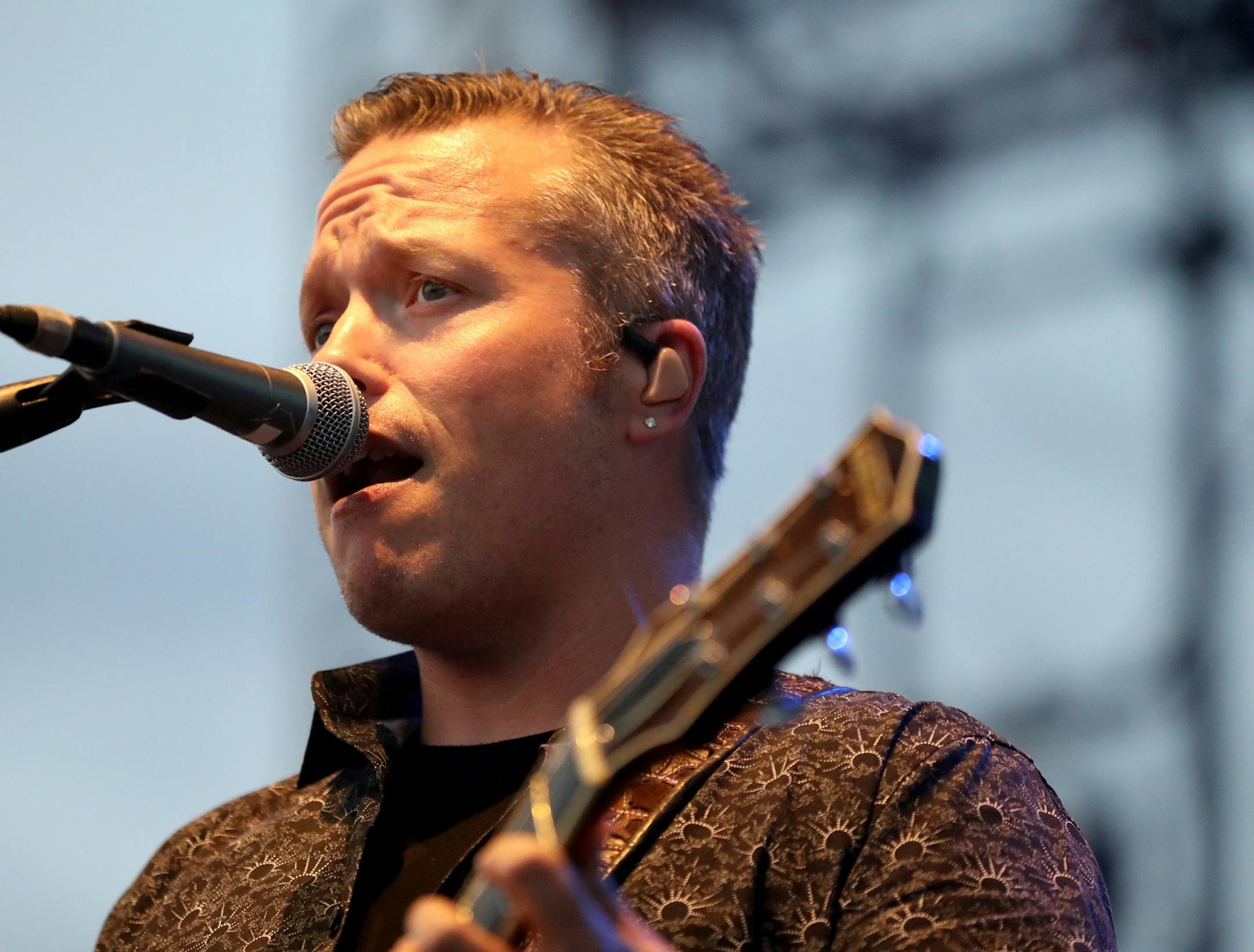 Jason Isbell performed at the Basilica Block Party at the Basilica of St. Mary Friday, July 6, 2018, in Minneapolis, MN.