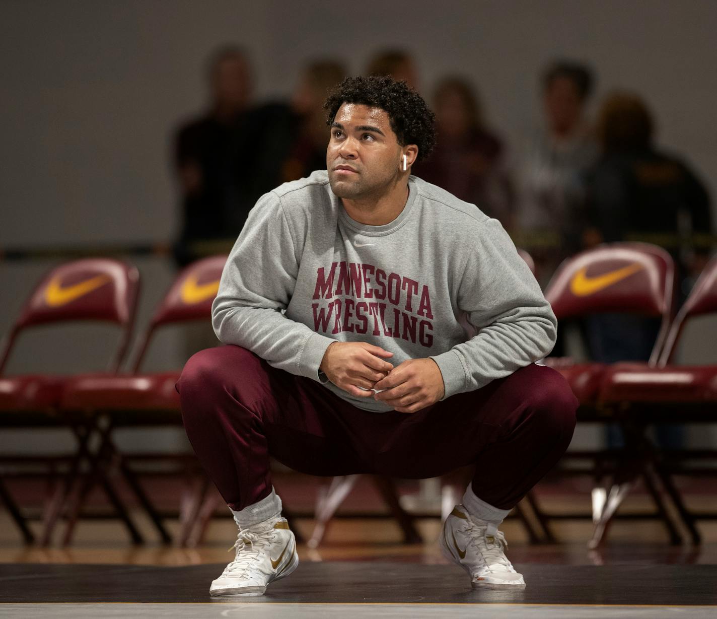 Standout Gophers wrestler Gable Steveson was arrested Saturday evening along with a second U athlete on suspicion of criminal sexual conduct, Minneapolis police said Sunday.