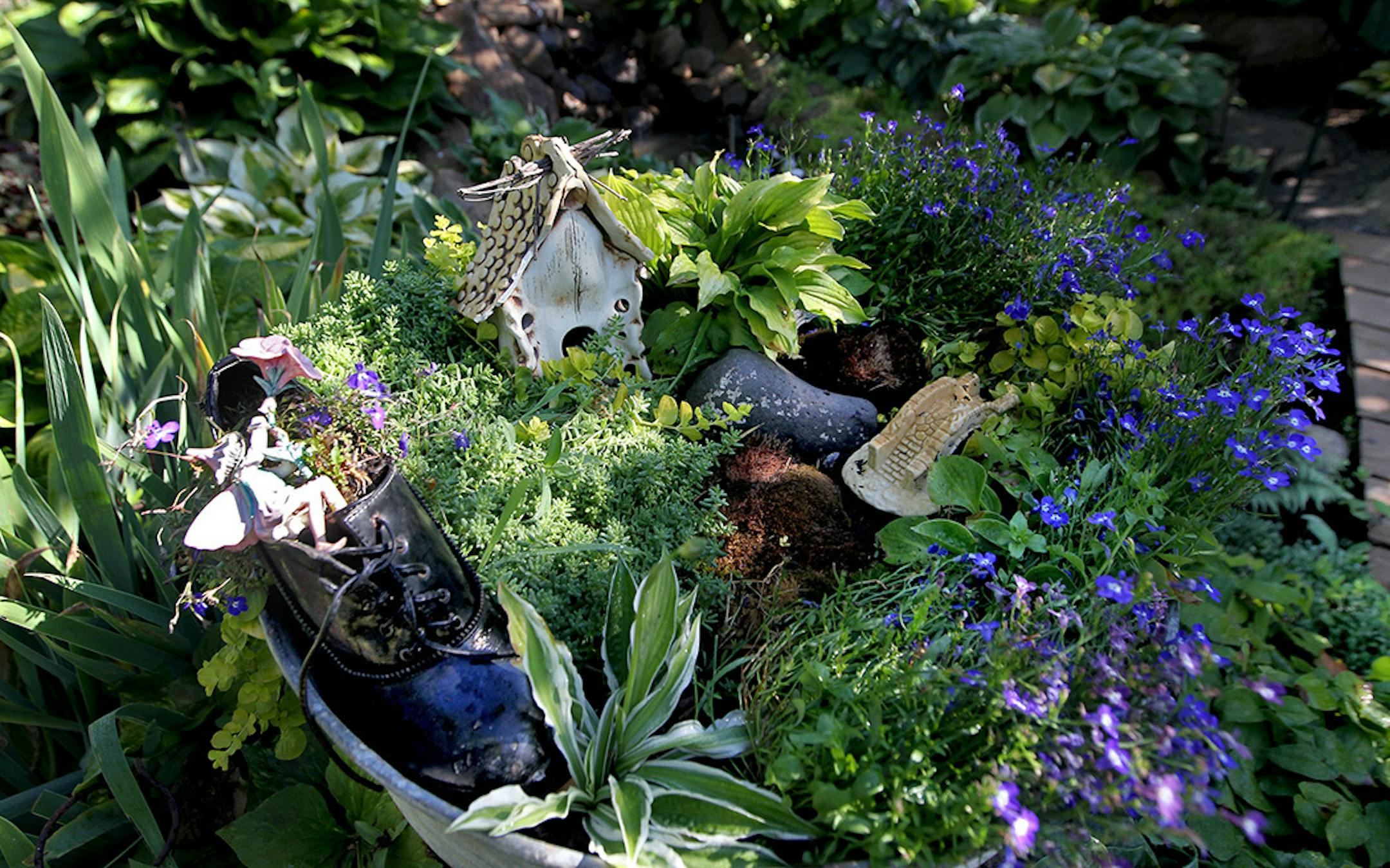 Kathy and Mike Pedersen's garden in Shakopee.