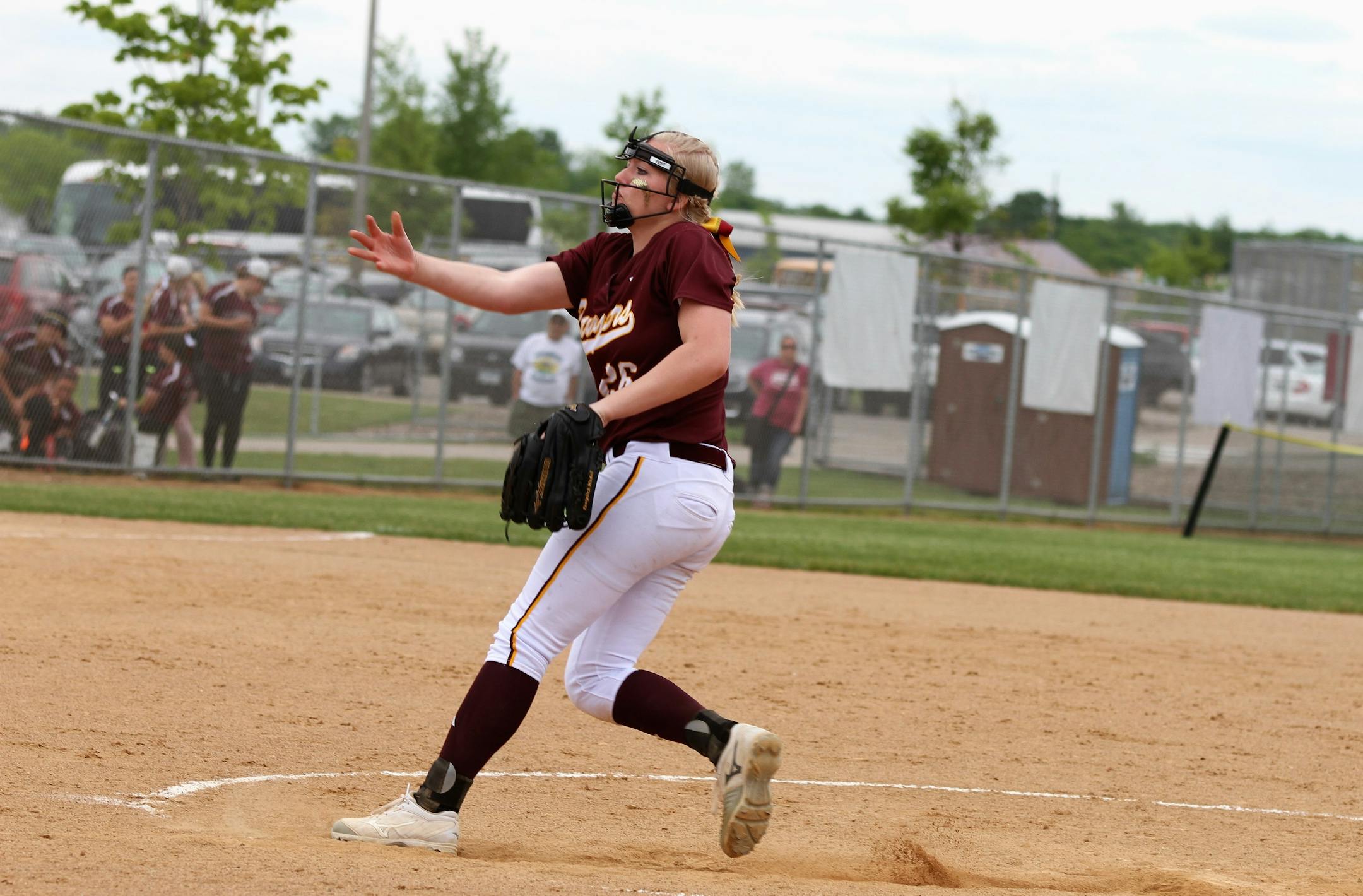 Forest Lake's Megan Baniecke struck out 13 batters in a 1-0 victory over Hastings and followed that by defeating Anoka 3-0, fanning three, in two games last Friday.