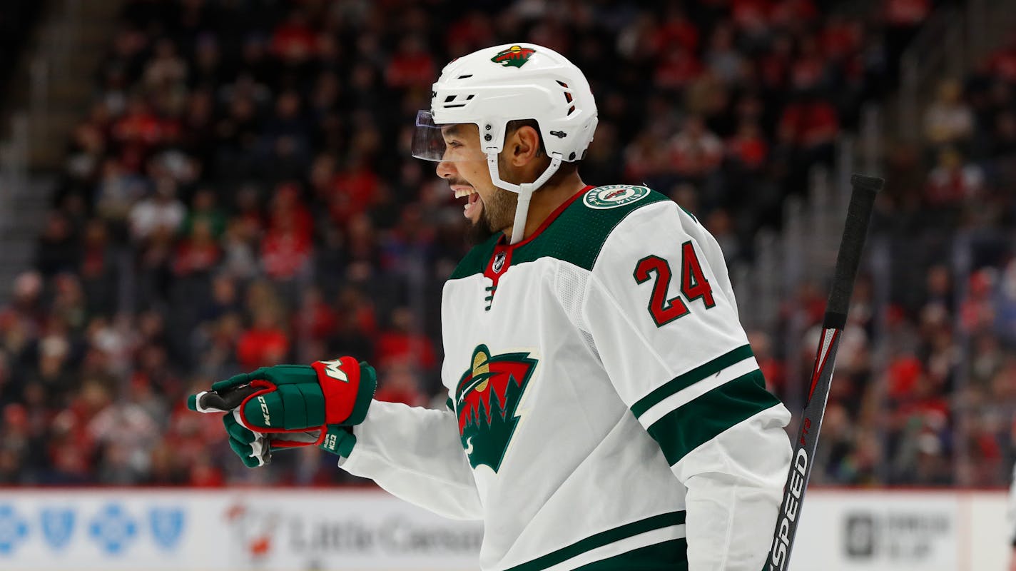 Wild defenseman Matt Dumba