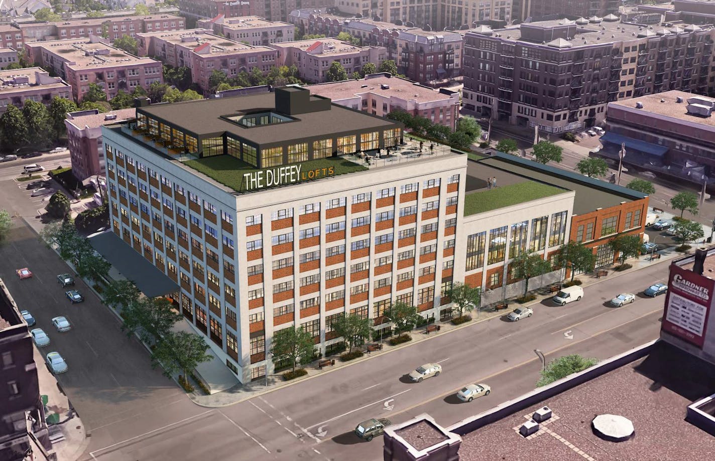 Chicago-based Cedar Street Companies is proposing 200 apartments and retail space for the former Duffey Paper site along North Washington Avenue between Fifth and Sixth Avenues.