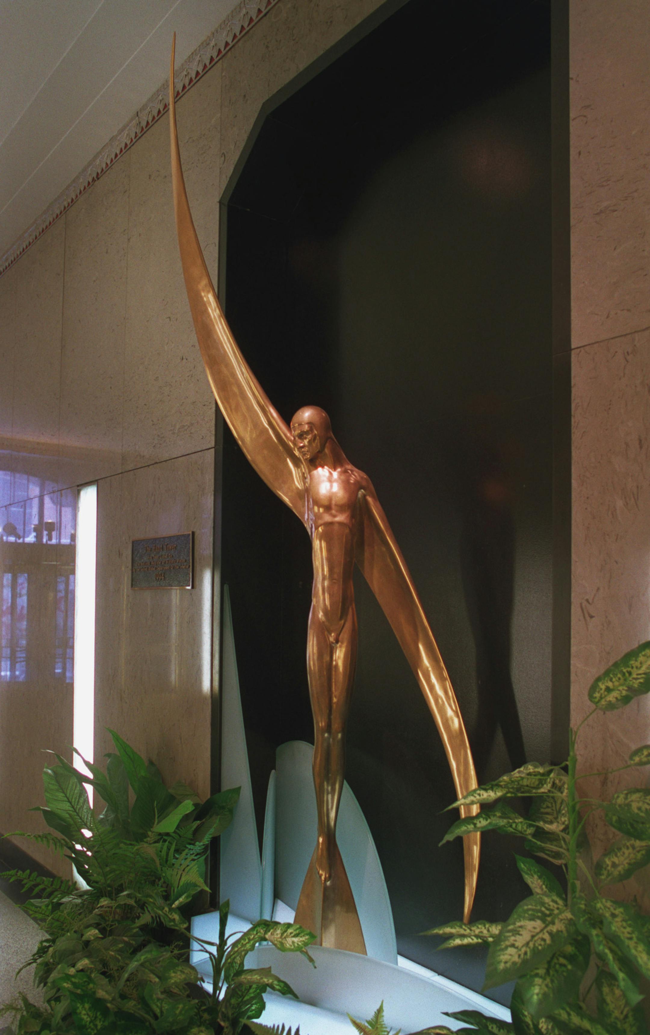 The lobby of the Rand Tower in downtown Minneapolis, which is getting a new owner, is replete with Art Deco touches.