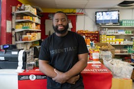 Christian Walah at Bali African Market in New Hope. He has helped his father run the market, which features African-sourced ingredients, since emigrat