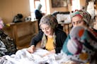 Women are taught to sew at a Life Center in the city of Van, and are using those skills to help support their families. Photo Courtesy of Lutheran Mid