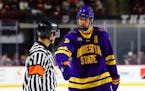 Jack McNeely had two goals and 15 assists this past season with Minnesota State Mankato.