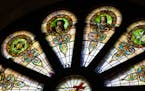 Original stained glass on display at the Scottish Rite Masonic Center in Minneapolis. ] LEILA NAVIDI &#xa5; leila.navidi@startribune.com BACKGROUND IN