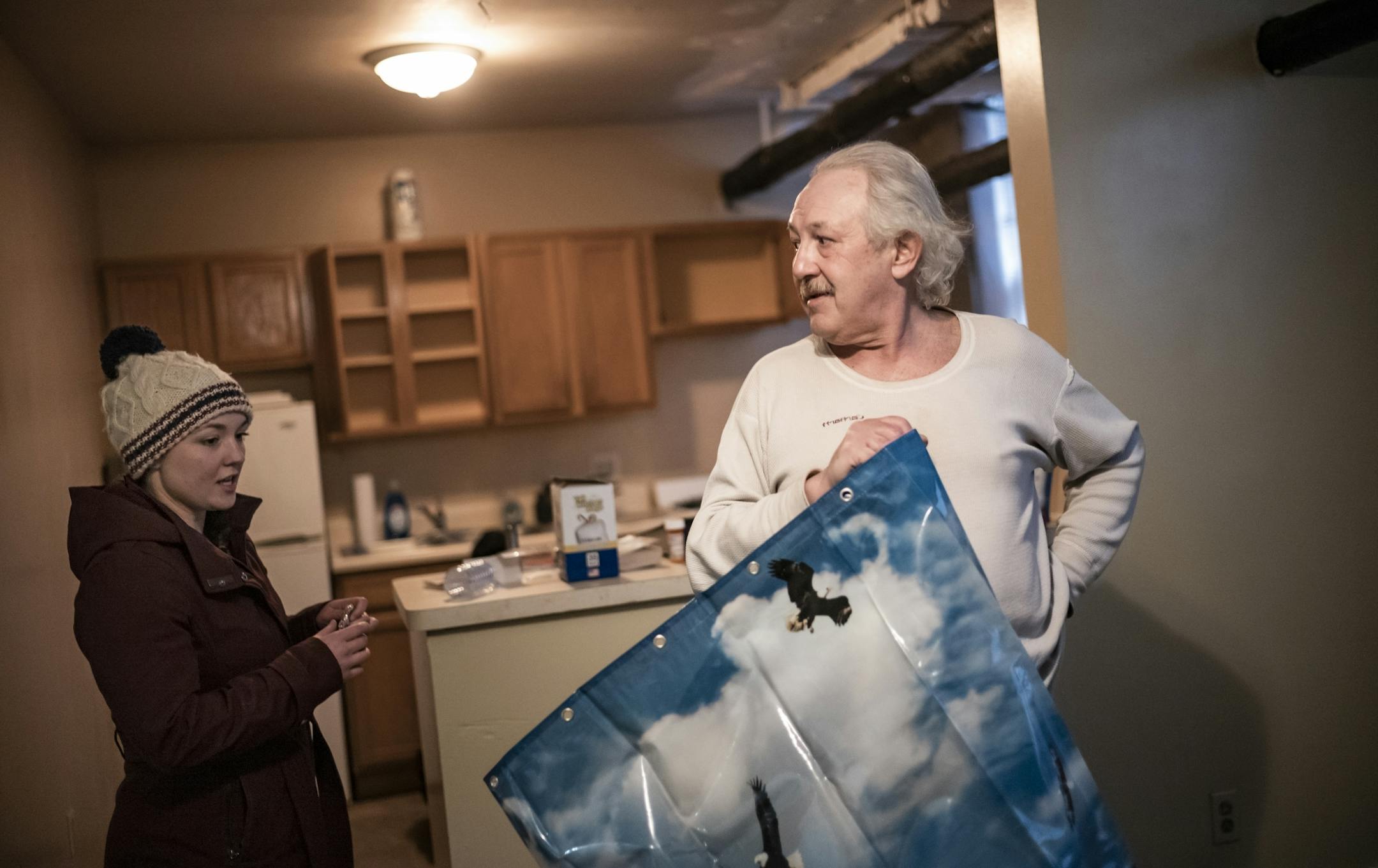 With the help of Housing Coordinator Genevieve Pelrine of Start Today Hennepin, Robert Kleen was able to get an affordable lease on a studio in downtown Minneapolis.