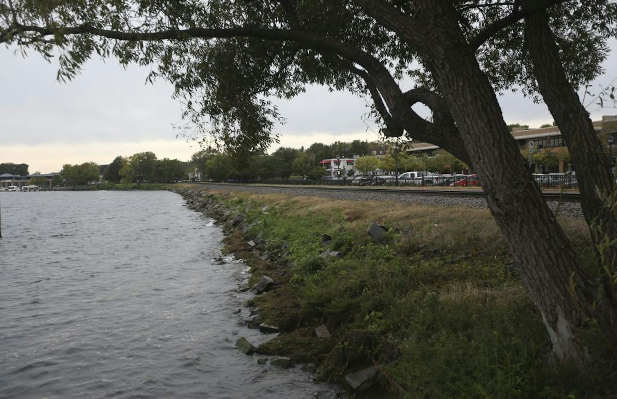 The lakefront by the Broadway dock in downtown Wayzata, Min., Wednesday September 12, 2012.