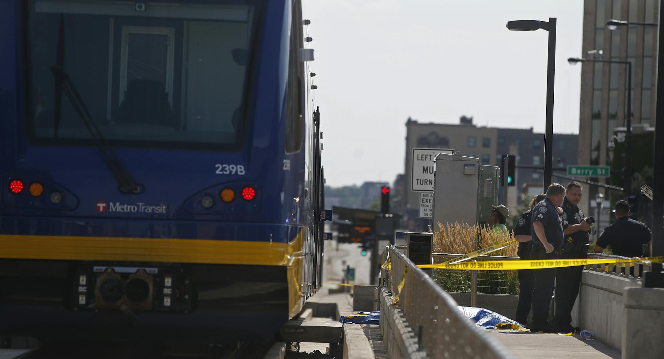 In St. Paul at the Westgate Station, a woman was struck and killed by a Green Line train on Sunday morning.