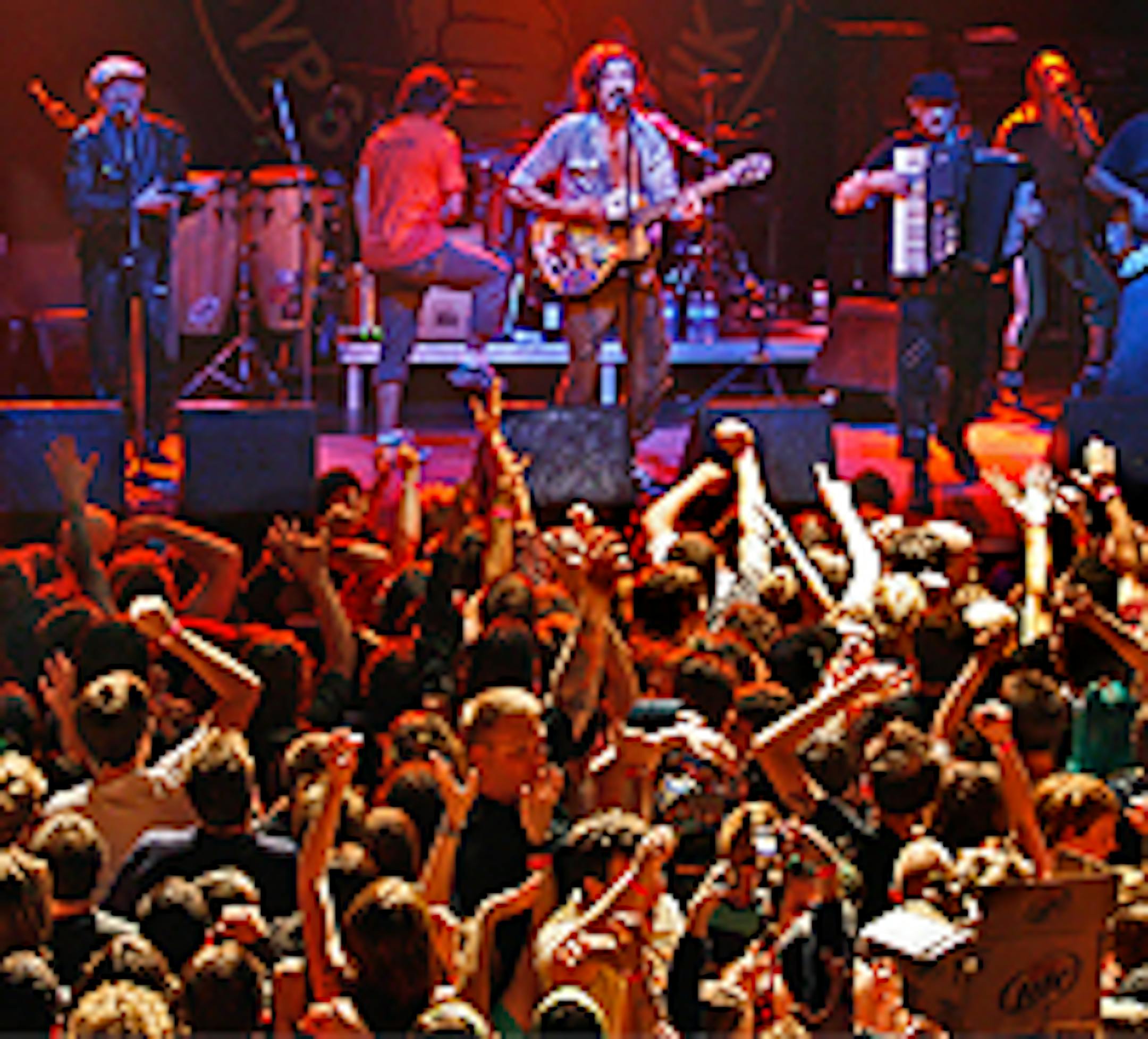Gogol Bordello playing First Ave