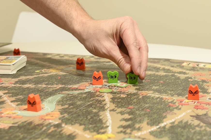 A detail of Leder Games' "Root" Wednesday.
