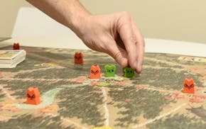 A detail of Leder Games' "Root" Wednesday.