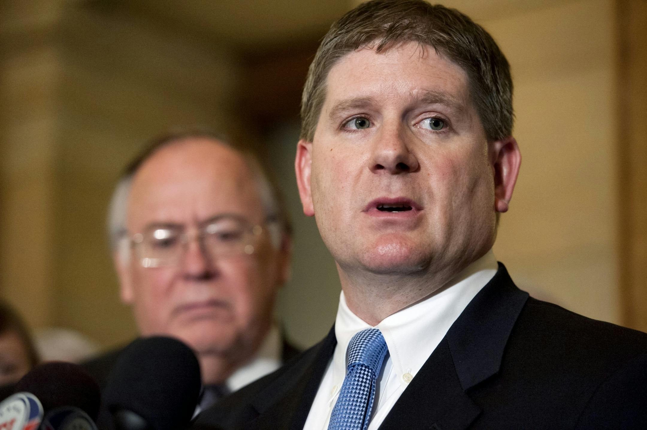 Senate Majority Leader David Senjem and House Speaker Kurt Zellers