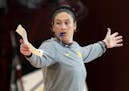 Lindsay Whalen coached her first official Gophers women's basketball practice Monday afternoon. ] BRIAN PETERSON &#x2022; brian.peterson@startribune.c