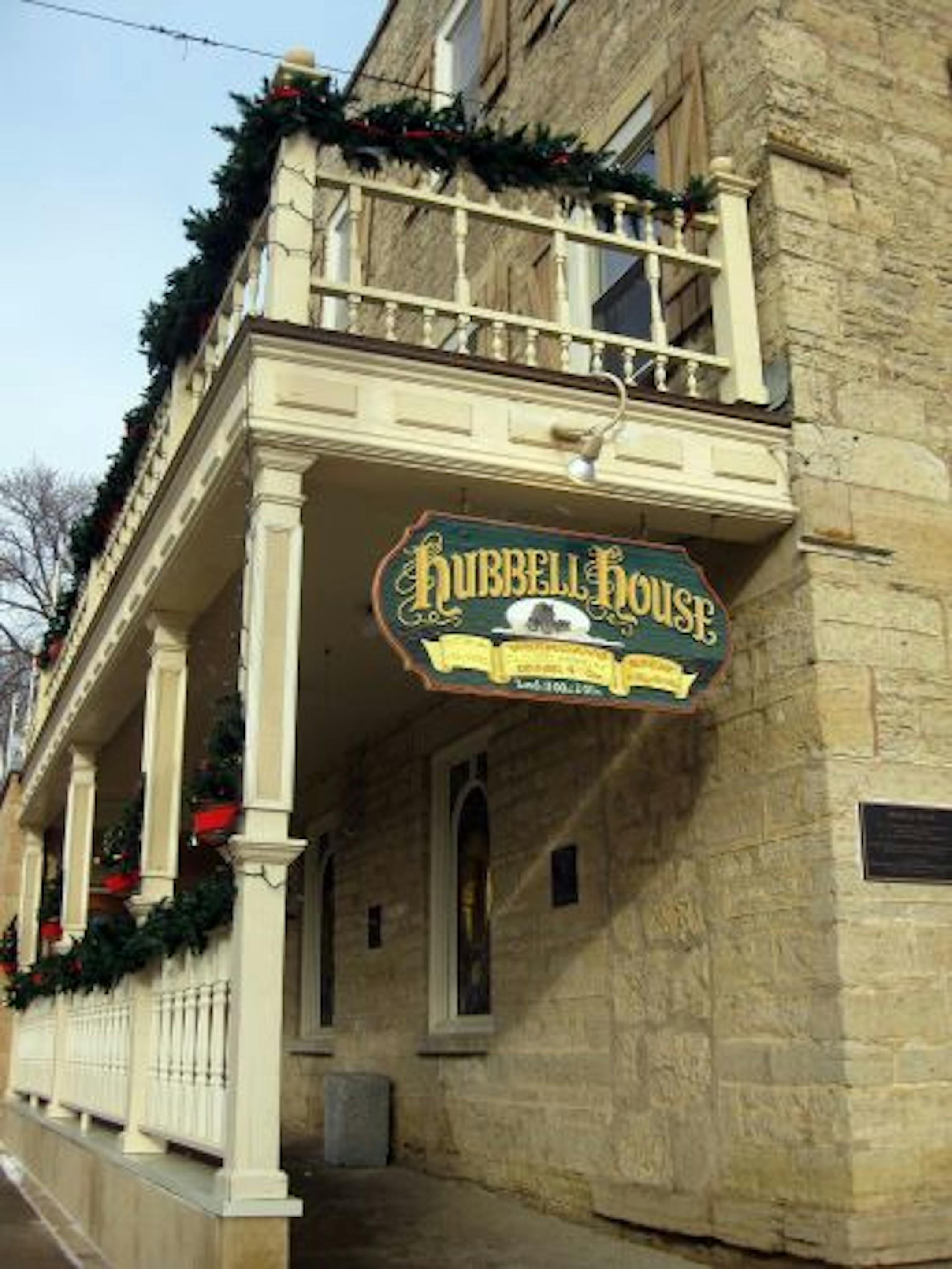 Hubbell House restaurant in Mantorville, Minnesota