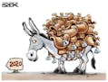 Sack cartoon: The Democratic presidential lineup